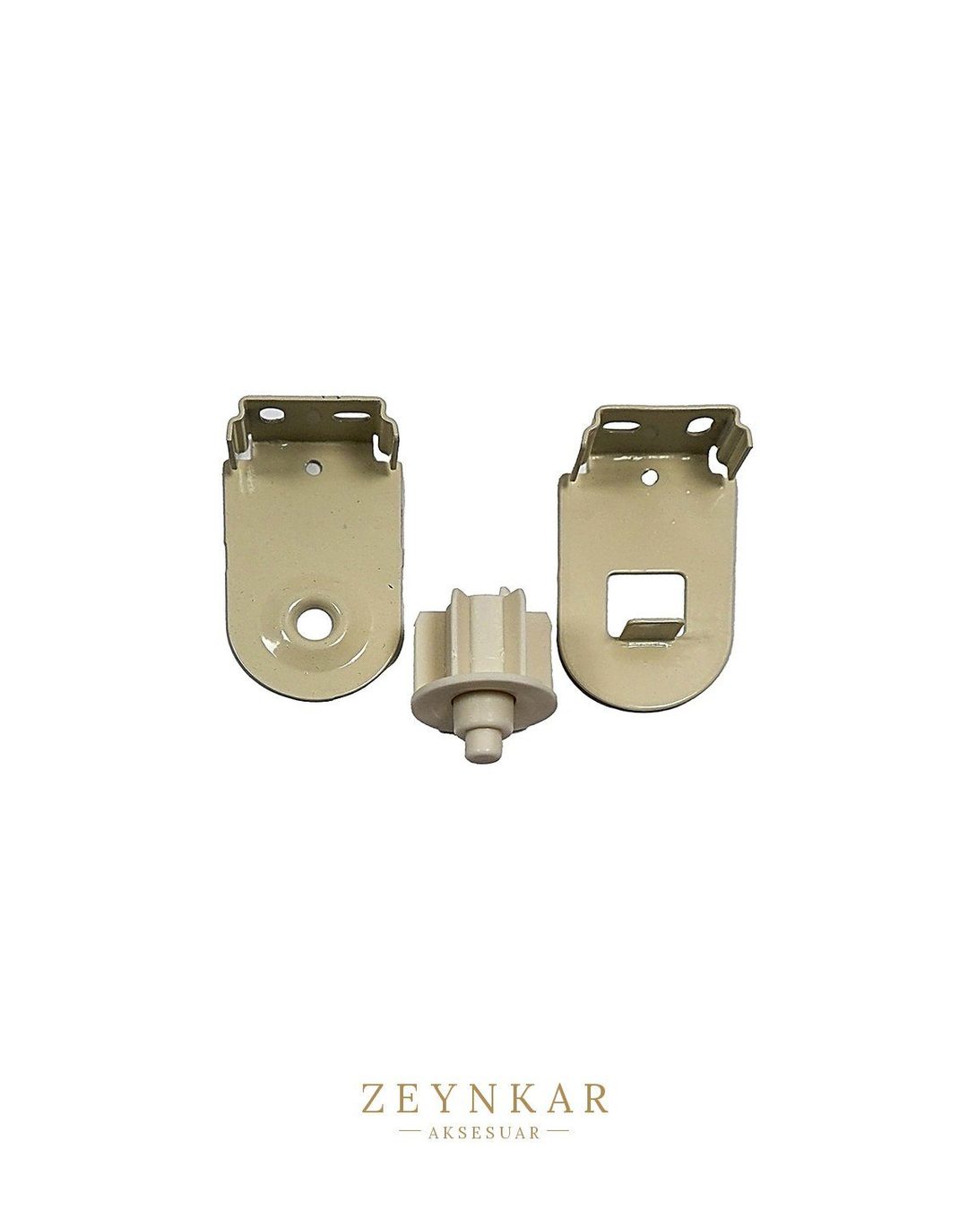 Elegance Metal Stor Ayak Takımı Krem
